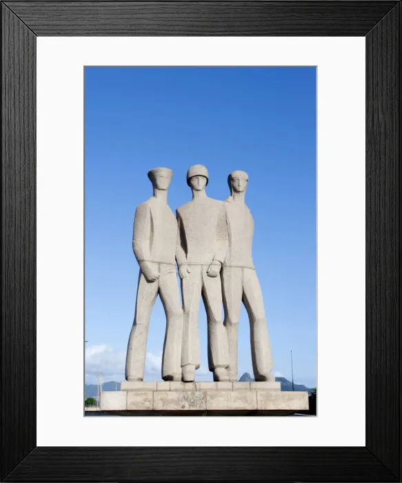 Framed Print : South America, Brazil, Rio de Janeiro, statues by Alfredo Ceschiatti on the Second Framed Print : South America, Brazil, Rio de Janeiro, statues by Alfredo Ceschiatti on the Second