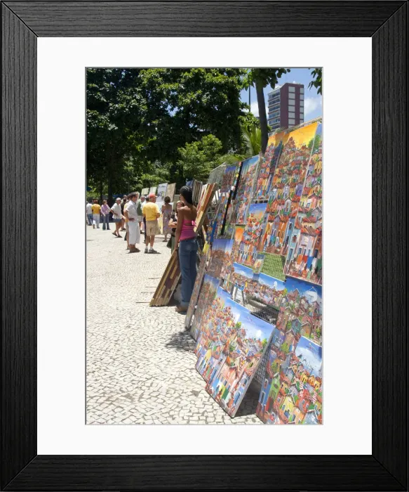 Framed Print : Brazil, Rio de Janeiro State, Rio de Janeiro city, paintings for sale in the Sunday Framed Print : Brazil, Rio de Janeiro State, Rio de Janeiro city, paintings for sale in the Sunday