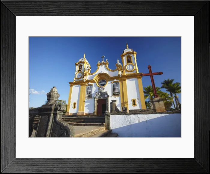 Framed Print : Matriz de Santo Antonio Church, Tiradentes, Minas Gerais, Brazil Framed Print : Matriz de Santo Antonio Church, Tiradentes, Minas Gerais, Brazil