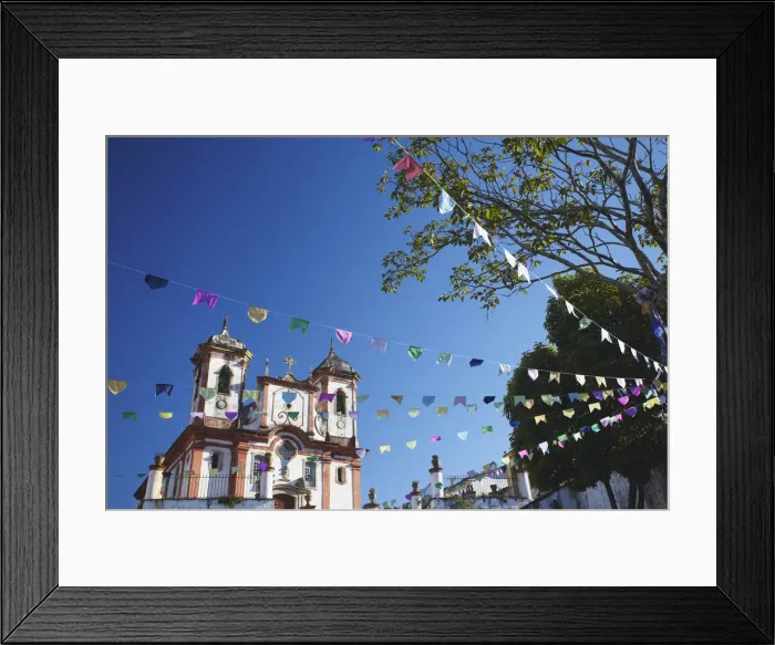 Framed Print : Our Lady of Conceicao de Antonio Dias Church, Ouro Preto (UNESCO World Heritage Site)