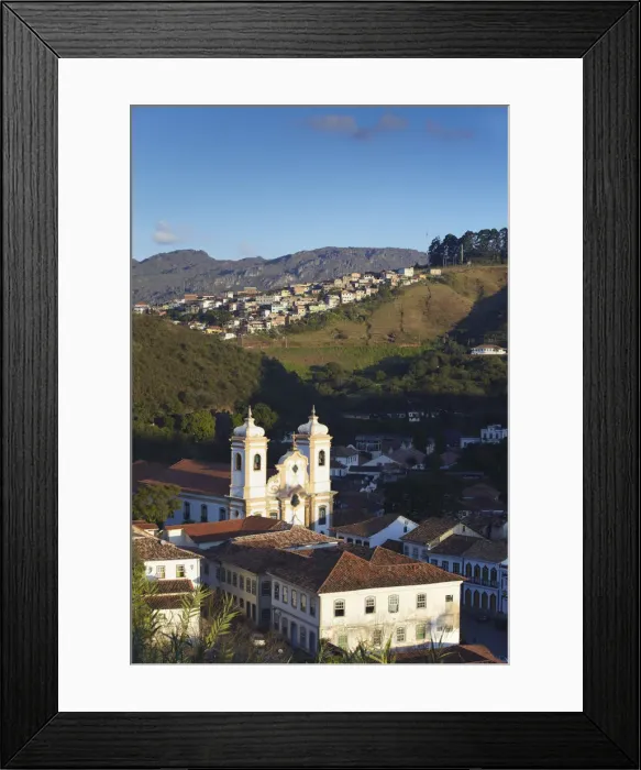 Framed Print : View of Our Lady of Pilar Church, Ouro Preto (UNESCO World Heritage Site), Minas Gerais Framed Print : View of Our Lady of Pilar Church, Ouro Preto (UNESCO World Heritage Site), Minas Gerais