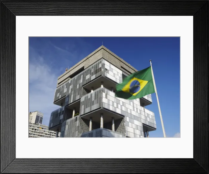 Framed Print : Petrobras building, Centro, Rio de Janeiro, Brazil Framed Print : Petrobras building, Centro, Rio de Janeiro, Brazil