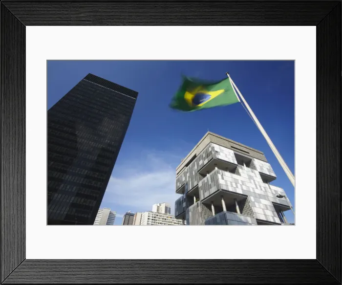 Framed Print : Petrobras building, Centro, Rio de Janeiro, Brazil Framed Print : Petrobras building, Centro, Rio de Janeiro, Brazil