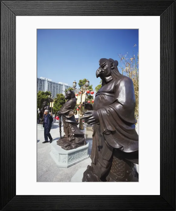 Framed Print : Wong Tai Sin temple, Kowloon, Hong Kong, China Framed Print : Wong Tai Sin temple, Kowloon, Hong Kong, China