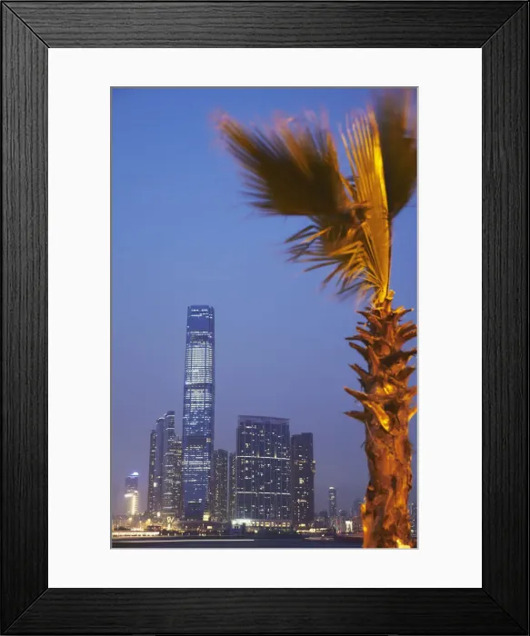 Framed Print : West Kowloon Cultural District with ICC buillding, Kowloon, Hong Kong, China Framed Print : West Kowloon Cultural District with ICC buillding, Kowloon, Hong Kong, China