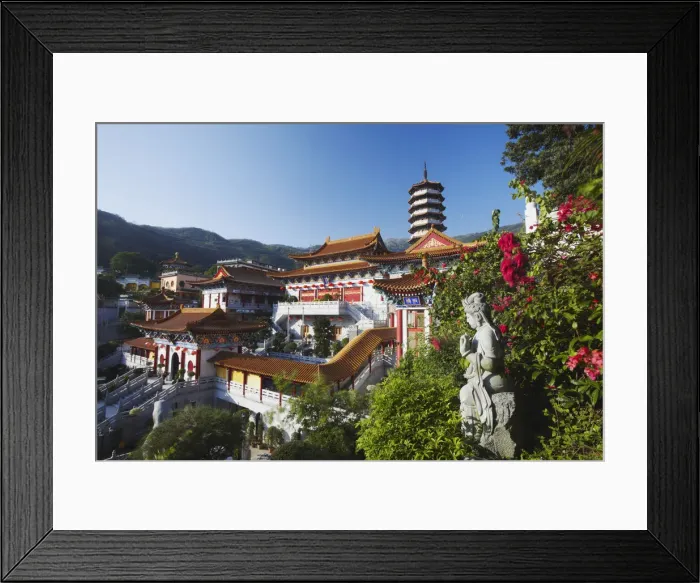Framed Print : Western Monastery, Tsuen Wan, New Territories, Hong Kong, China Framed Print : Western Monastery, Tsuen Wan, New Territories, Hong Kong, China