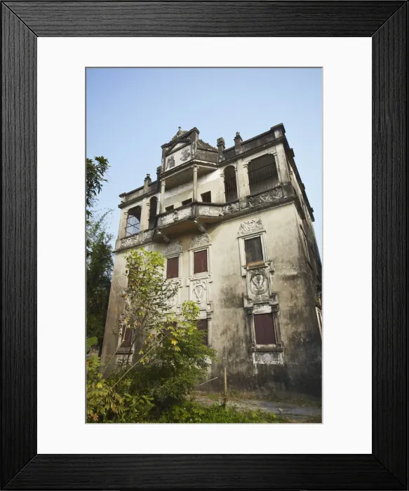 Framed Print : Changlu Villa in Majiang Long village (UNESCO World Heritage Site), Kaiping, Guangdong Framed Print : Changlu Villa in Majiang Long village (UNESCO World Heritage Site), Kaiping, Guangdong