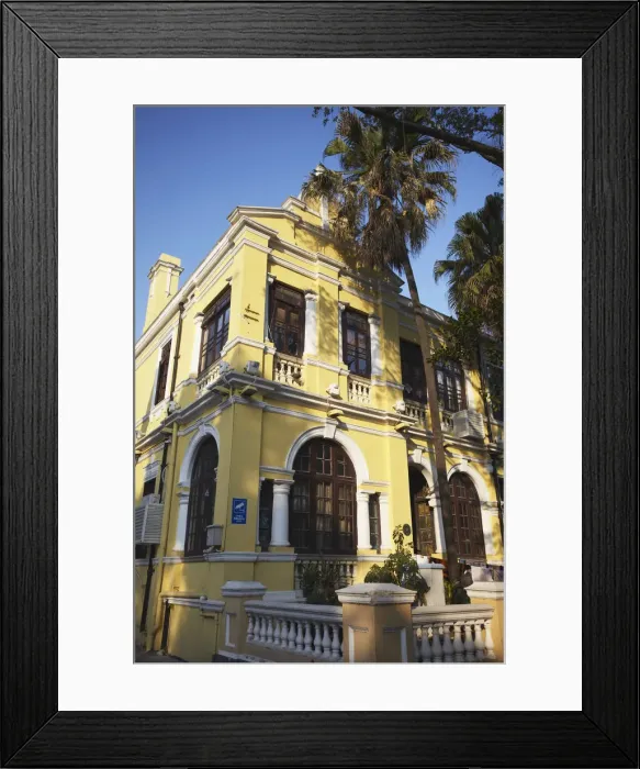 Framed Print : Colonial architecture on Shamian Island, Guangzhou, Guangdong, China Framed Print : Colonial architecture on Shamian Island, Guangzhou, Guangdong, China