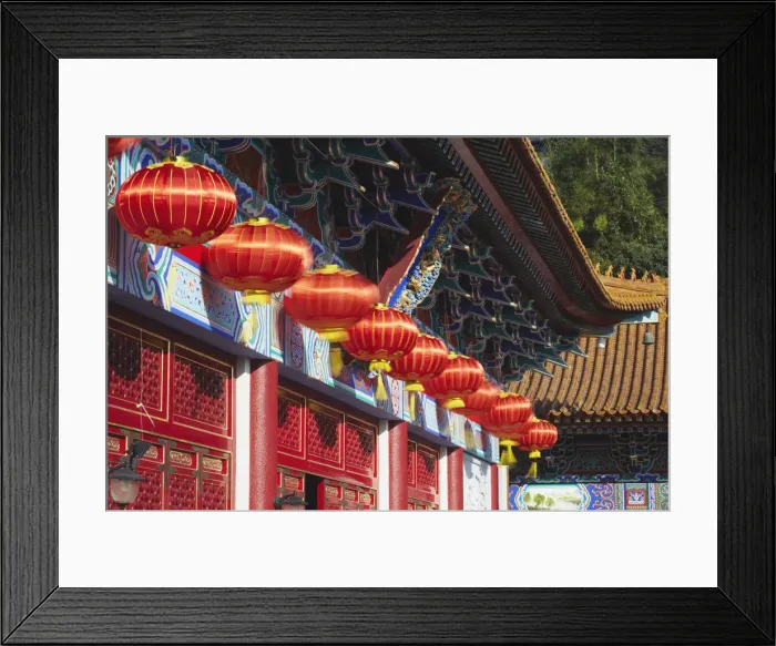 Framed Print : Lanterns at Western Monastery, Tsuen Wan, New Territories, Hong Kong, China Framed Print : Lanterns at Western Monastery, Tsuen Wan, New Territories, Hong Kong, China