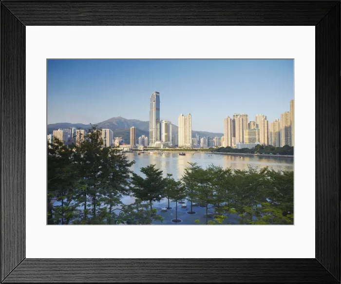 Framed Print : View of Nina Towers, Tseun Wan, New Territories, Hong Kong, China Framed Print : View of Nina Towers, Tseun Wan, New Territories, Hong Kong, China