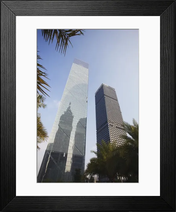 Framed Print : Skyscrapers in Zhujiang New Town area, Tianhe, Guangzhou, Guangdong Province, China Framed Print : Skyscrapers in Zhujiang New Town area, Tianhe, Guangzhou, Guangdong Province, China