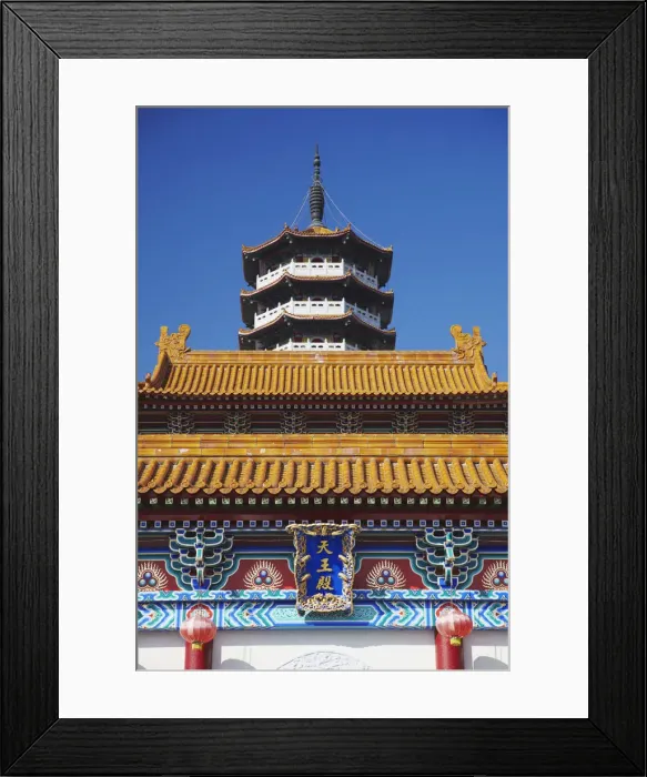 Framed Print : Western Monastery, Tsuen Wan, New Territories, Hong Kong, China Framed Print : Western Monastery, Tsuen Wan, New Territories, Hong Kong, China