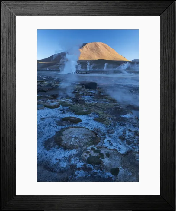 Framed Print : South America, Andes, Atacama, San Pedro de Atacama, Tatio Geyser Basin