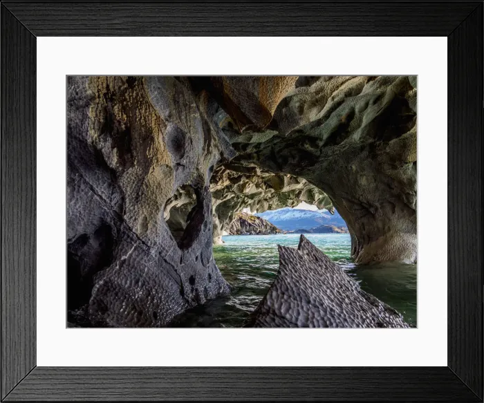 Framed Print : Marble Caves, Santuario de la Naturaleza Capillas de Marmol, General Carrera Lake Framed Print : Marble Caves, Santuario de la Naturaleza Capillas de Marmol, General Carrera Lake
