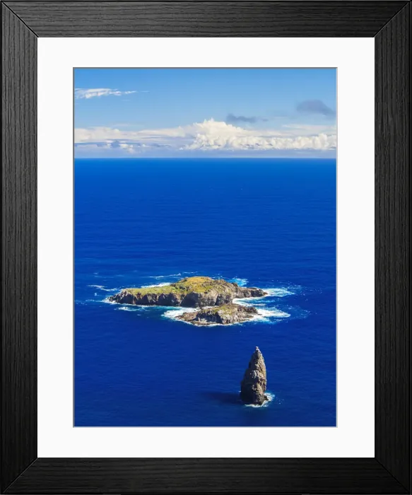 Framed Print : Motu Nui Islet seen from Orongo Village, Rapa Nui National Park, Easter Island, Chile Framed Print : Motu Nui Islet seen from Orongo Village, Rapa Nui National Park, Easter Island, Chile