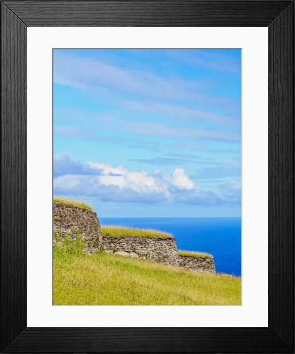Framed Print : Orongo Village, Rapa Nui National Park, Easter Island, Chile Framed Print : Orongo Village, Rapa Nui National Park, Easter Island, Chile