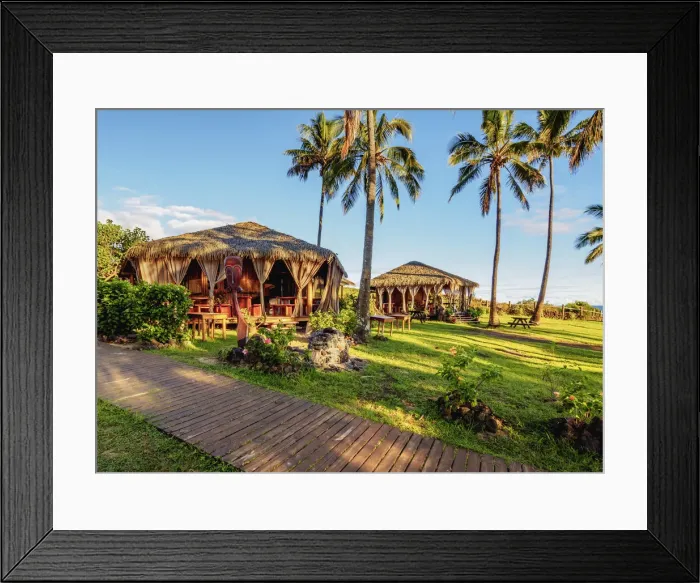 Framed Print : Bars by the Anakena Beach, Easter Island, Chile Framed Print : Bars by the Anakena Beach, Easter Island, Chile