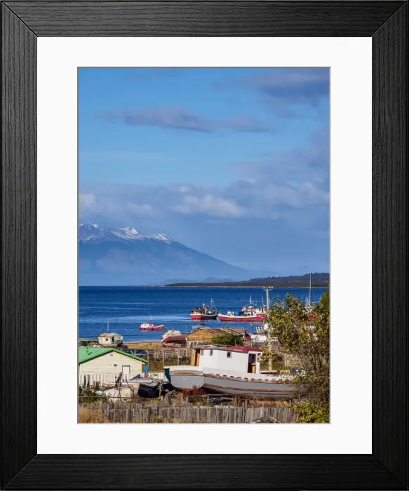 Framed Print : Puerto Natales, Ultima Esperanza Province, Patagonia, Chile Framed Print : Puerto Natales, Ultima Esperanza Province, Patagonia, Chile