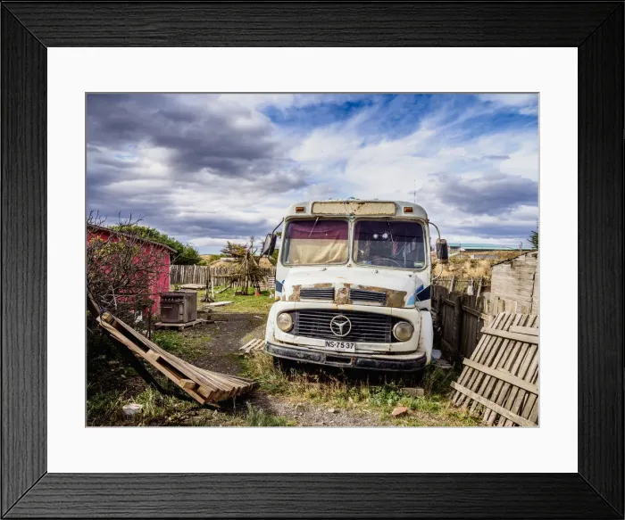 Framed Print : Old Mercedes Car, Puerto Natales, Ultima Esperanza Province, Patagonia, Chile Framed Print : Old Mercedes Car, Puerto Natales, Ultima Esperanza Province, Patagonia, Chile