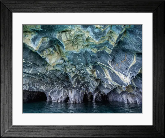 Framed Print : Marble Caves, Santuario de la Naturaleza Capillas de Marmol, General Carrera Lake Framed Print : Marble Caves, Santuario de la Naturaleza Capillas de Marmol, General Carrera Lake