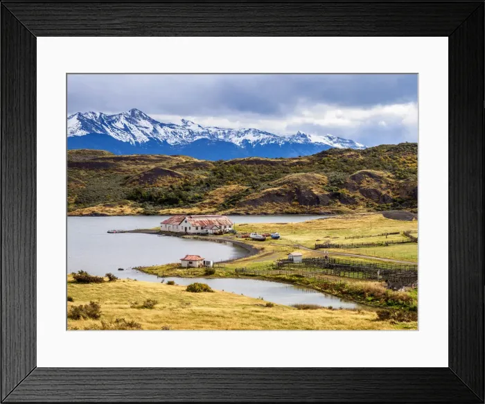 Framed Print : Estancia Puerto Consuelo, Puerto Natales, Ultima Esperanza Province, Patagonia, Chile