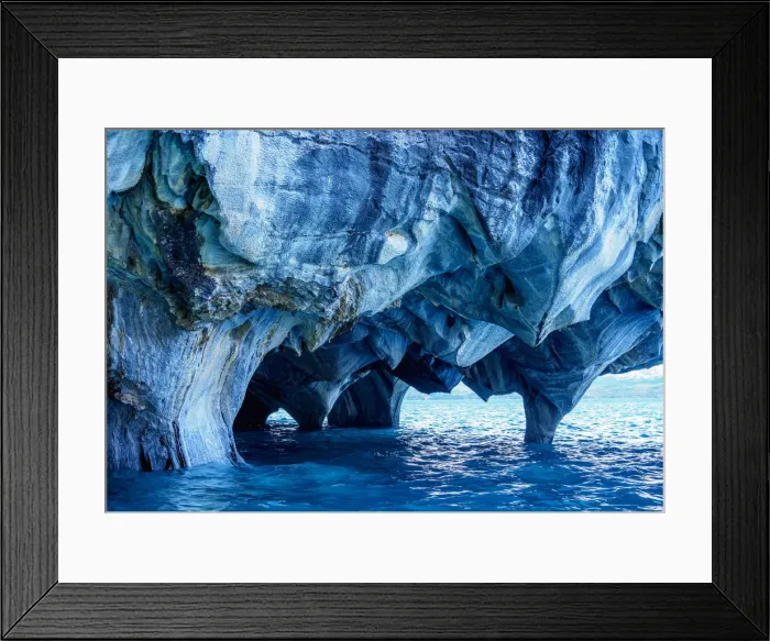 Framed Print : Marble Cathedral, Santuario de la Naturaleza Capillas de Marmol, General Carrera Lake Framed Print : Marble Cathedral, Santuario de la Naturaleza Capillas de Marmol, General Carrera Lake