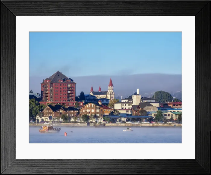 Framed Print : Puerto Varas Skyline, Llanquihue Province, Los Lagos Region, Chile Framed Print : Puerto Varas Skyline, Llanquihue Province, Los Lagos Region, Chile