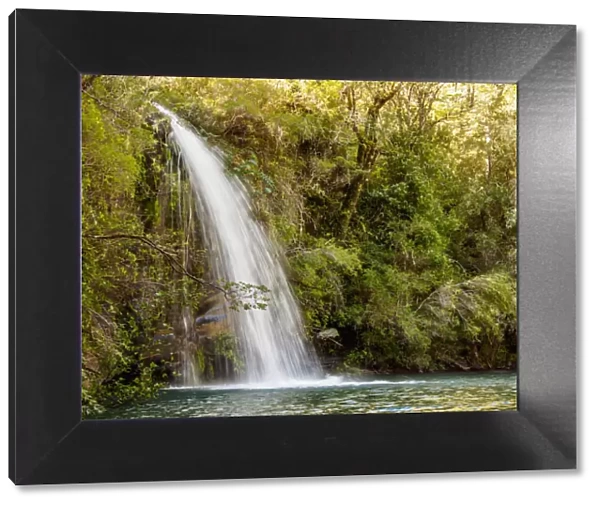 Los Enamorados Waterfall, Petrohue Waterfalls, Petrohue, Llanquihue Province, Los