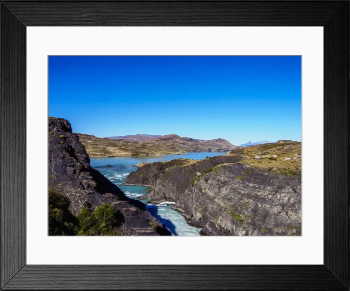 Framed Print : Salto Grande and Petrohue Lake, Torres del Paine National Park, Patagonia, Chile Framed Print : Salto Grande and Petrohue Lake, Torres del Paine National Park, Patagonia, Chile