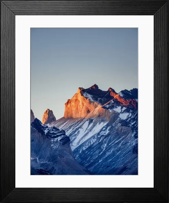 Framed Print : Mount Almirante Nieto at sunset, Torres del Paine National Park, Patagonia, Chile Framed Print : Mount Almirante Nieto at sunset, Torres del Paine National Park, Patagonia, Chile