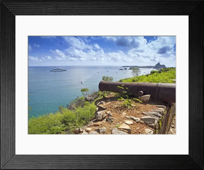 Framed Print : South America, Brazil, Pernambuco, Fernando de Noronha Island, an Eighteenth Century Framed Print : South America, Brazil, Pernambuco, Fernando de Noronha Island, an Eighteenth Century