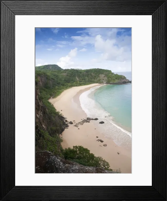 Framed Print : South America, Brazil, Pernambuco, Fernando de Noronha Island, Sanchos Bay Framed Print : South America, Brazil, Pernambuco, Fernando de Noronha Island, Sanchos Bay