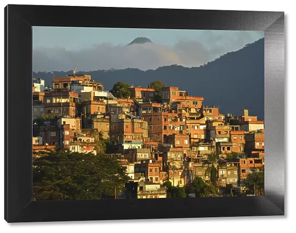 Favela above Rio de Janeiro, Brazil, South America