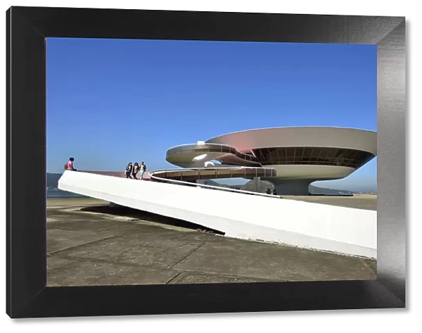 Oscar Niemeyers Contemporary Art Museum (MAC Niteroi), Niteroy, Rio de Janeiro