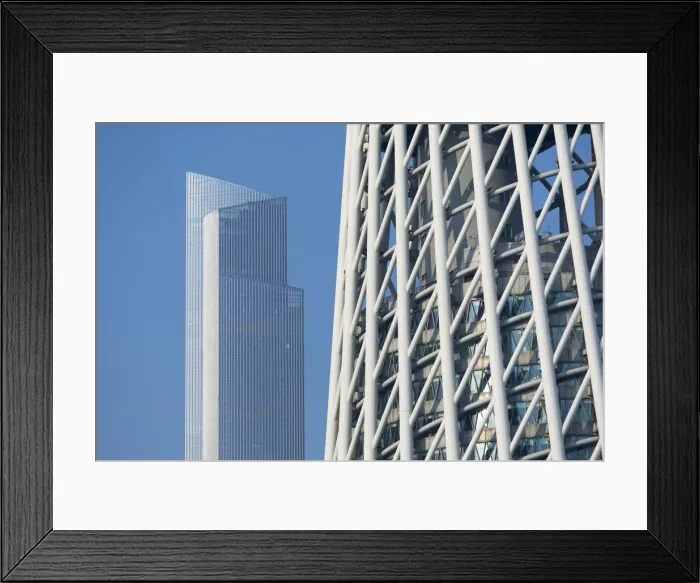 Framed Print : Canton Tower and CTF Finance Centre (worlds 7th tallest building in 2017 at 530m)
