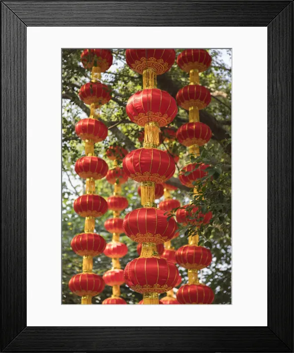 Framed Print : Lanterns in Lizhi Park, Shenzhen, Guangdong, China Framed Print : Lanterns in Lizhi Park, Shenzhen, Guangdong, China