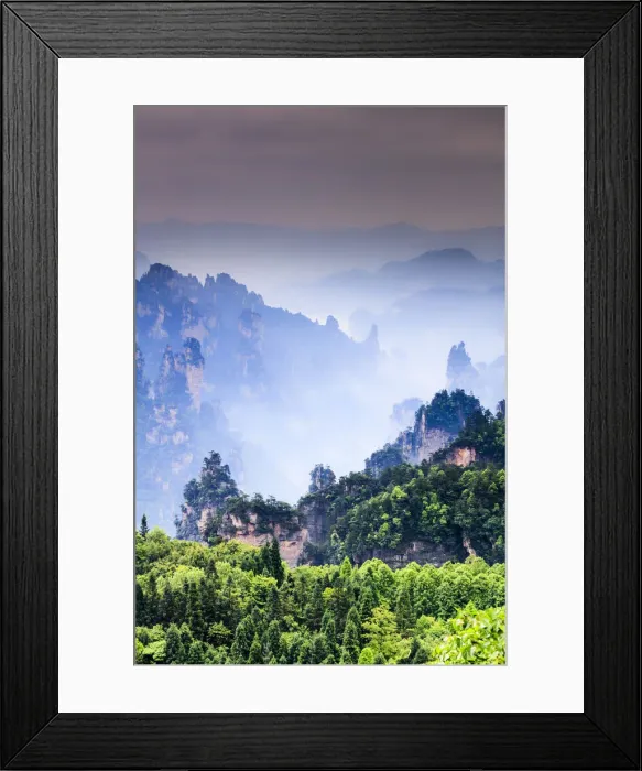 Framed Print : China, Hunan, Zhangjiajie National Forest Park, also called the Halleluja mountains Framed Print : China, Hunan, Zhangjiajie National Forest Park, also called the Halleluja mountains