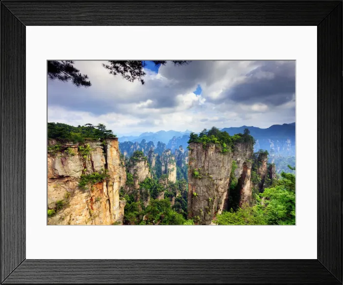 Framed Print : China, Hunan, Zhangjiajie National Forest Park, also called the Halleluja mountains Framed Print : China, Hunan, Zhangjiajie National Forest Park, also called the Halleluja mountains