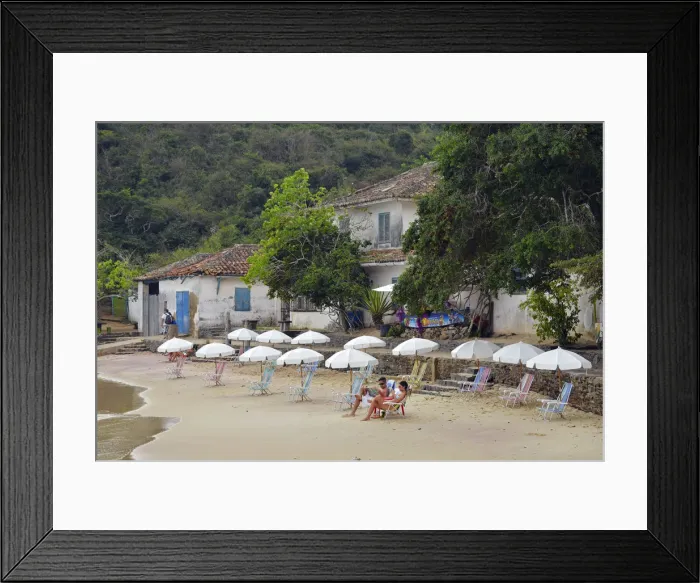 Framed Print : House and beach near Buzios, Rio de Janeiro, Brazil, South America Framed Print : House and beach near Buzios, Rio de Janeiro, Brazil, South America