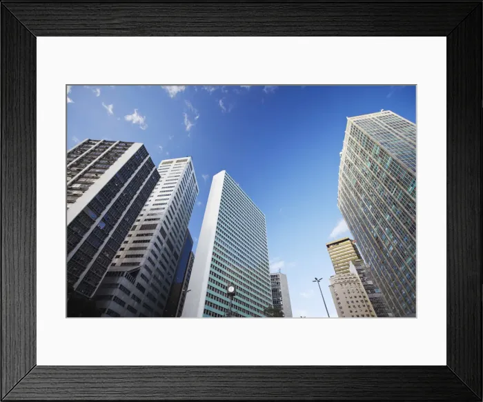 Framed Print : Skyscrapers in Carioca Square (Largo da Carioca), Centro, Rio de Janeiro, Brazil Framed Print : Skyscrapers in Carioca Square (Largo da Carioca), Centro, Rio de Janeiro, Brazil