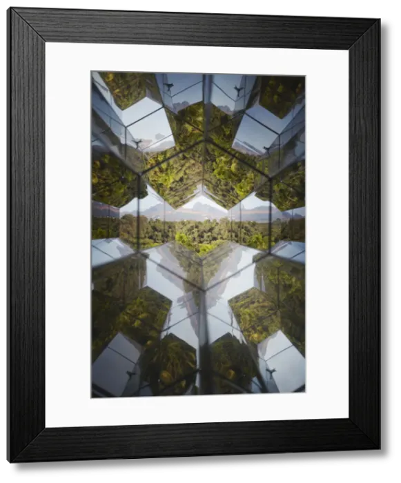 Framed Print : View though telescope by Olafur Eliasson at Centro de Arte Contemporanea Inhotim Framed Print : View though telescope by Olafur Eliasson at Centro de Arte Contemporanea Inhotim