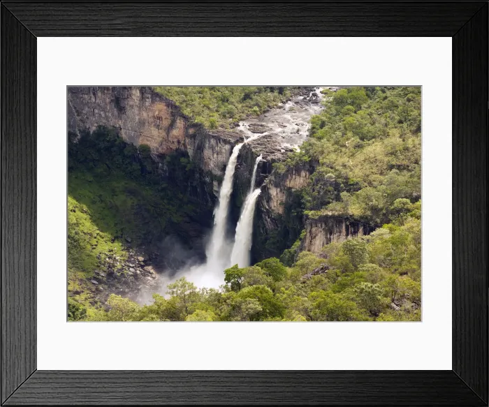 Framed Print : South America, Brazil, Goias, Chapada dos Veadeiros, the cachoeira do Rio Preto waterfalls Framed Print : South America, Brazil, Goias, Chapada dos Veadeiros, the cachoeira do Rio Preto waterfalls