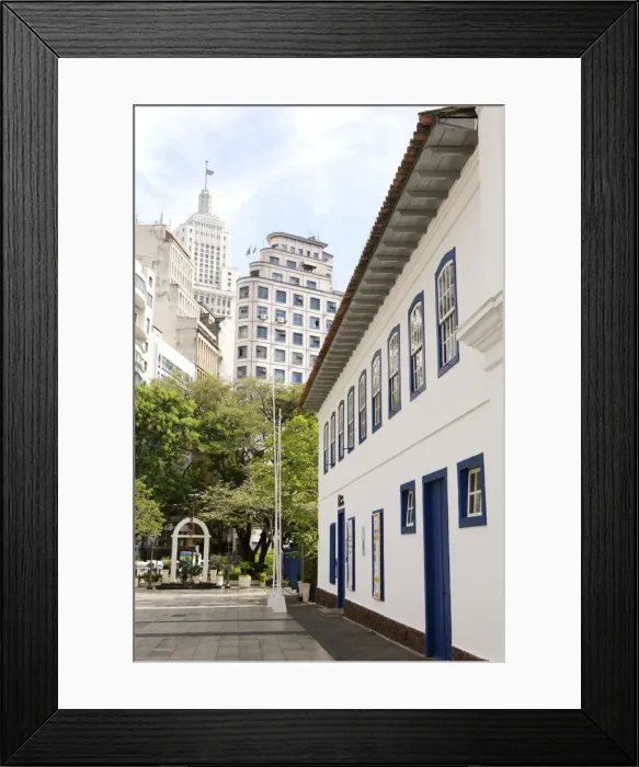 Framed Print : South America, Brazil, Sao Paulo; The Pateo do Colegio and Anchieta Museum in Framed Print : South America, Brazil, Sao Paulo; The Pateo do Colegio and Anchieta Museum in
