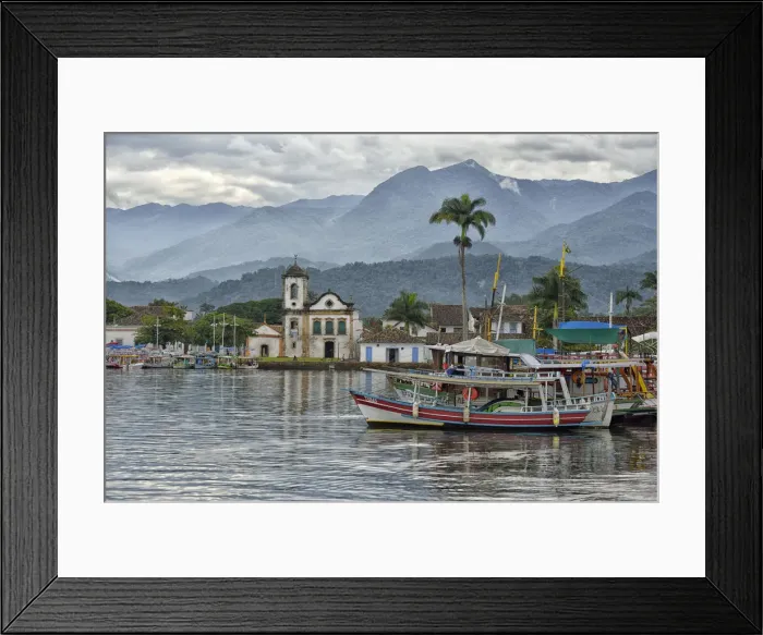 Framed Print : Paraty, Rio de Janeiro Province, Brazil, South America Framed Print : Paraty, Rio de Janeiro Province, Brazil, South America
