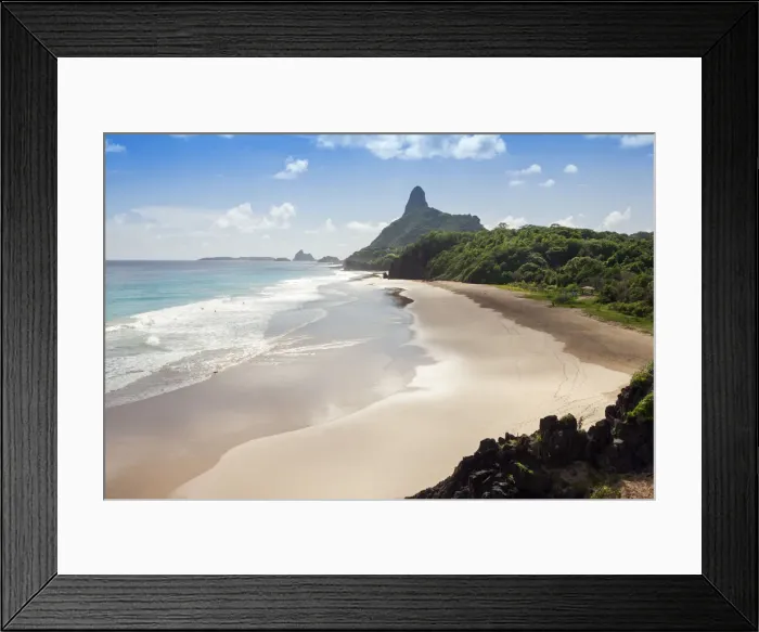 Framed Print : South America, Brazil, Pernambuco, Fernando de Noronha Island, view of Father s Framed Print : South America, Brazil, Pernambuco, Fernando de Noronha Island, view of Father s