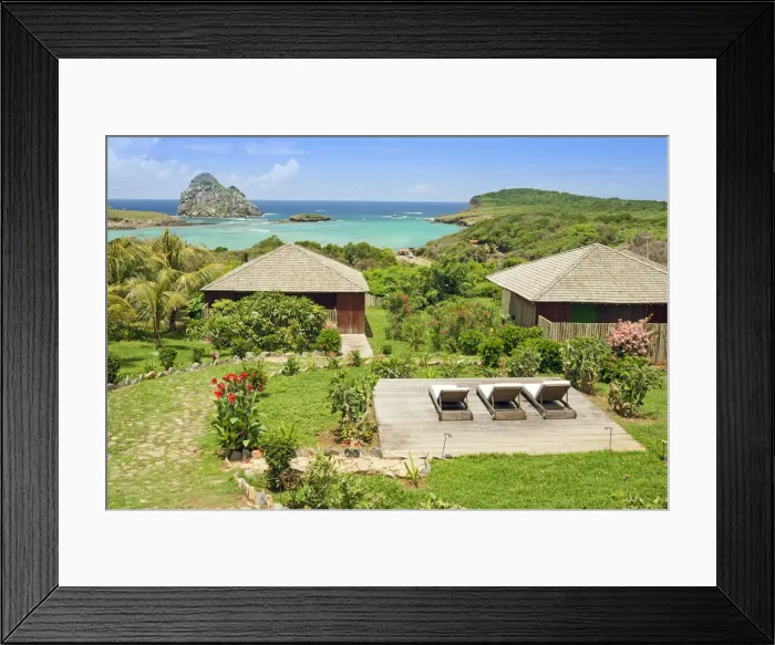 Framed Print : South America, Brazil, Pernambuco, Fernando de Noronha Island, Baia do Sueste, view Framed Print : South America, Brazil, Pernambuco, Fernando de Noronha Island, Baia do Sueste, view