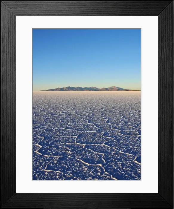 Framed Print : Bolivia, Potosi Department, Daniel Campos Province, View of the Salar de Uyuni Framed Print : Bolivia, Potosi Department, Daniel Campos Province, View of the Salar de Uyuni