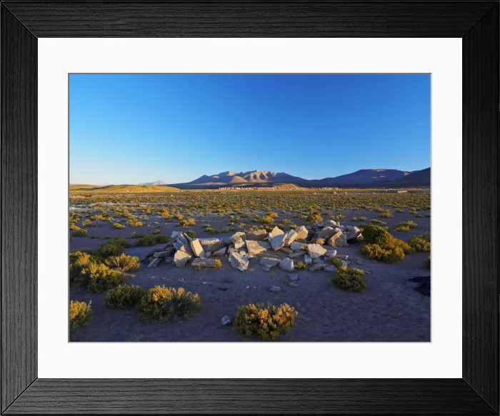 Framed Print : Bolivia, Potosi Departmant, Nor Lipez Province, Landscape near the Villa Mar village Framed Print : Bolivia, Potosi Departmant, Nor Lipez Province, Landscape near the Villa Mar village
