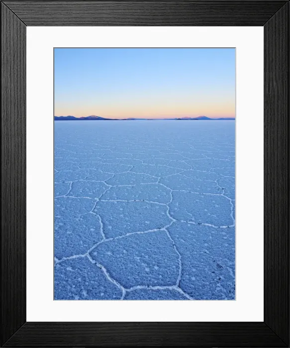 Framed Print : Bolivia, Potosi Department, Daniel Campos Province, View of the Salar de Uyuni