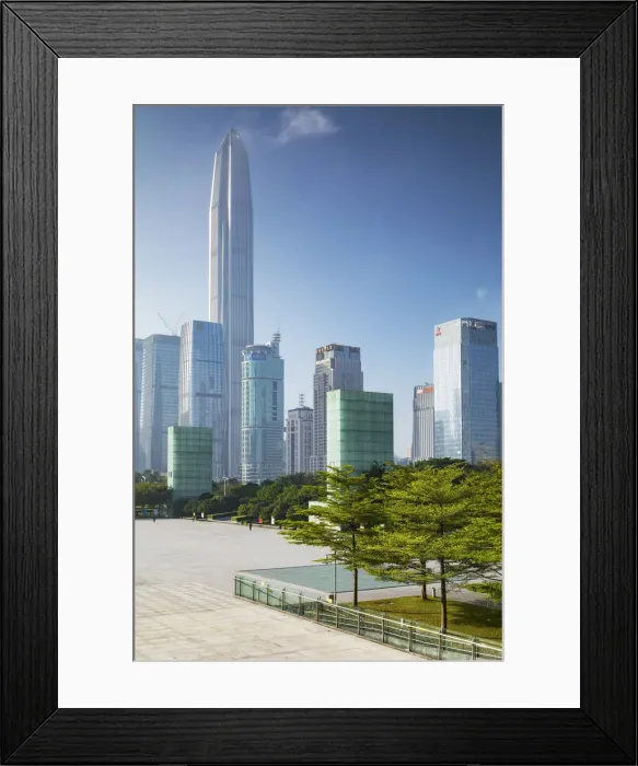 Framed Print : Ping An International Finance Centre (worlds 4th tallest building in 2017 Framed Print : Ping An International Finance Centre (worlds 4th tallest building in 2017